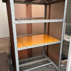 自作製物置 高さ180 幅110 奥80