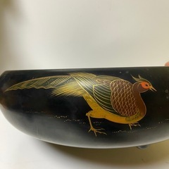 人間国宝　荒川豊蔵作　鼠志野　人間文化財　瀬戸黒鉢　蔵から物