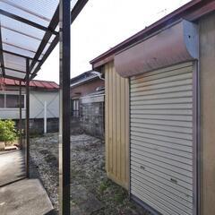 大きめ！テラス屋根　洗濯物干し場