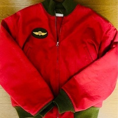 フェローズ限定50着　サイン入り赤 MA-1ジャケット Mサイズ