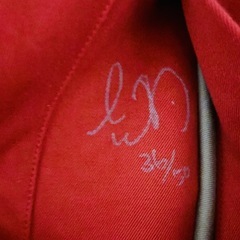 フェローズ限定50着　サイン入り赤 MA-1ジャケット Mサイズ