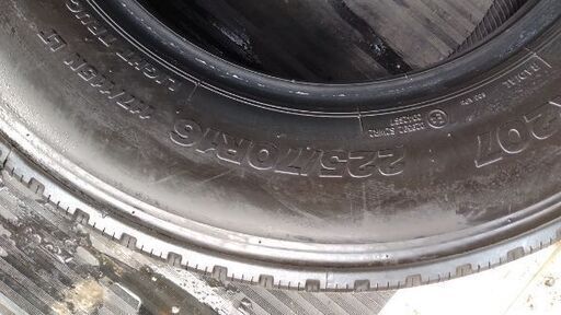 ブリヂストン デュラビス R207 225/70R162本 (heihachi) 笠間のタイヤ 