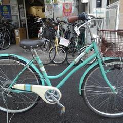 中古自転車3312 27インチ 6段ギヤ LEDオートライト