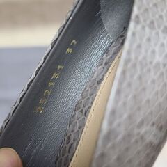 新品同様GUCCI グッチ パンプス パイソン オープントゥ ヘビ柄ハイヒール