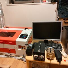 CO2レーザー加工機（Desktop Laser Engraver TS3040）