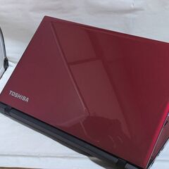 ?東芝?DynaBook?PT45TRD?赤美品?SSD?WIN11?Office2021