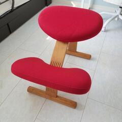 バランスチェア イージー ベージュ バランスラボ 姿勢が良くなる椅子 学習椅子 姿勢 矯正 椅子 猫背 幅53cm高さ54cm奥行62~72cm