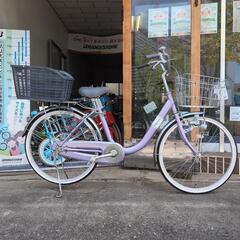ママチャリ 良品】24インチ Perle（パール）