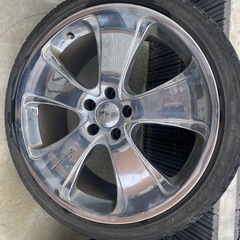 訳有り20インチ アルミホイールセット 4本245/35R20アルファード等