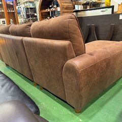 【愛品館八千代店】関家具　RELAXFORM　カウチソファ　レザーテックス