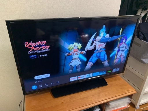 テレビ 40インチ 2017年製 シャープ アクオス 40型 LC-40S5 