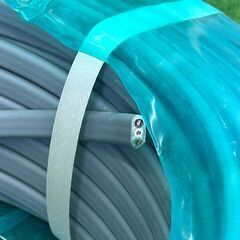 富士電線 公団用 EM-EEF エコケーブル 3×2.0mm 黒白緑 製造年：2024年6月【野田愛宕店】【店頭取引限定】【未使用】IT01XERZ7V5C