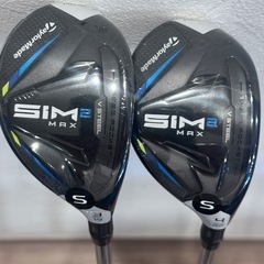 【美品】SIM2MAX レスキュー 3U&4U　フレックスS SIM2 MAX レスキュー | SIM2 MAX Rescue | TaylorMade Golf