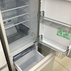 【6ヶ月保証】2ドア冷蔵庫　MITUBISHI　MR-P15F-W