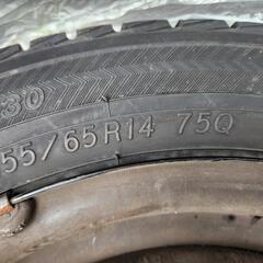 多種の軽自動車？コンパクトカー？のスタッドレスタイヤ&アルミホイール×４本セット