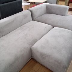 ☆ジモティ割あり☆ Franc franc ソファ グレー H30×D145×W145～225 