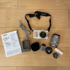 【ジャンク品】オリンパス ミラーレス E-PL7 本体+レンズセット