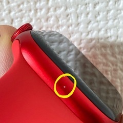 《美品本体＆充電ケーブル》Apple Watch Series 8 45mm color RED