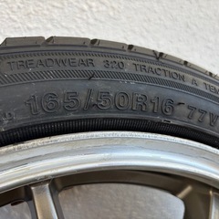 タイヤホイール16インチ4本セット165/50/16 軽自動車に