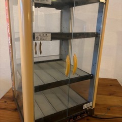 稼働品 缶ウォーマー 前後両面開き 全自動型 ペットボトルウォーマー