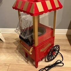 値下げ。格安中古 電動ポップコーンマシーン機 USA製デズニー仕様 