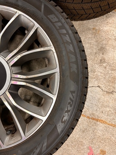 フィアット500に使用 スタッドレスタイヤホイール4本セット 175/65R14