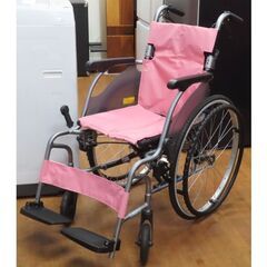 ♪MIKI/ミキ 自走式 車椅子 CRT-5 ピンク 札幌♪