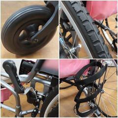 ♪MIKI/ミキ 自走式 車椅子 CRT-5 ピンク 札幌♪