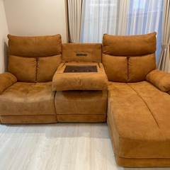 3人がけソファ　左カウチ　
