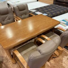 【愛品館市原店】ダイニング5点セット回転チェア 愛品館 市原店】回転チェアダイニング5点セット