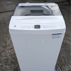 美品　１年半使用　7kg ハイアール 全自動洗濯機