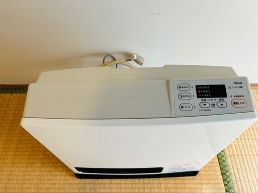 Rinnai ガスファンヒーター 都市ガス用 ホワイト