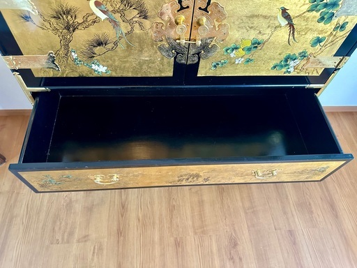 加賀友禅 箪笥 金箔装飾 着物収納 加賀友禅 箪笥 金箔装飾 着物収納 タンス、衣類収納