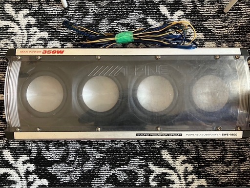 アルパイン ALPINEアルパイン パワーサブウーファー SWE-1900 350W