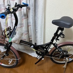 個人、折りたたみ自転車「active style. appleステッカー取説付き