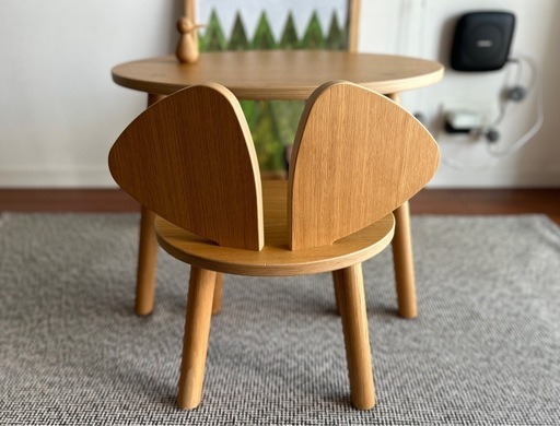 Nofred（ノーフレッド）ラビットチェア＆テーブルセット Mouse Chair and Table Set - Blue - Nofred