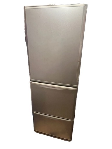 SHARP 3ドア冷蔵庫 SJ-GW35C-W 2017年製 SHARP 3ドア冷蔵庫 350L 2017