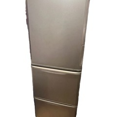 【中古良品】2017年　SHARP 冷蔵庫　350L  3ドア　　