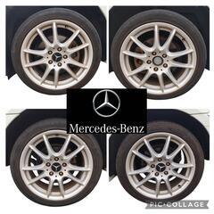 Mベンツ B200(CBA−245233)純正17㌅アルミホイールと17㌅サマータイヤの4本セット