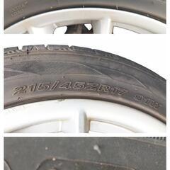 Mベンツ B200(CBA−245233)純正17㌅アルミホイールと17㌅サマータイヤの4本セット