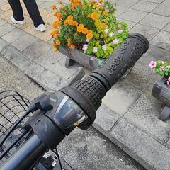 ＪＥＥＰ　折りたたみ自転車　２０インチ　６変速　カゴ　付き　美品　配達可能