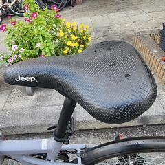 ＪＥＥＰ　折りたたみ自転車　２０インチ　６変速　カゴ　付き　美品　配達可能