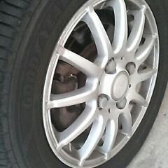 最終値下 中古アルミとタイヤ（ブリジストン　Good Year EfficientGrip eco）4本