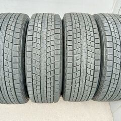 冬 スバル XV フォレスター レガシィ アウトバック 17インチ PCD100【富山】225/60R17 ダンロップ 中古4本 アリア（社外アルミホイール）スバル仕様 +48