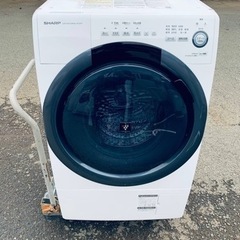 SHARP ドラム式電気洗濯乾燥機 ES-S7D-WL