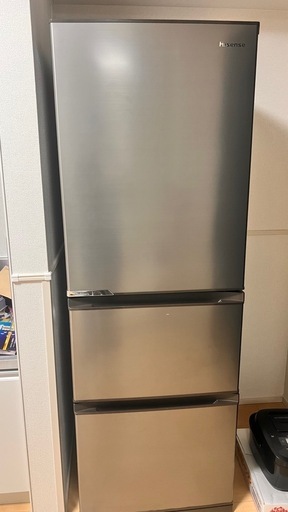 Hisense 3ドア冷凍冷蔵庫 HR-D3601S Hisense HR-D3601S シルバー 3ドア