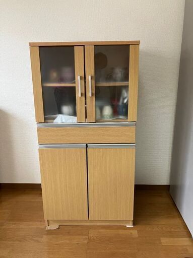 ニトリ スリムキャビネット クローネ9060S WH キャビネット (フォルムN