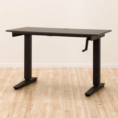 昇降デスク ニトリ 手動ダークブラウン木製パソコンデスク 楽天市場】手動昇降デスク(UP003) ニトリ 【玄関先迄納品】 : ニトリ