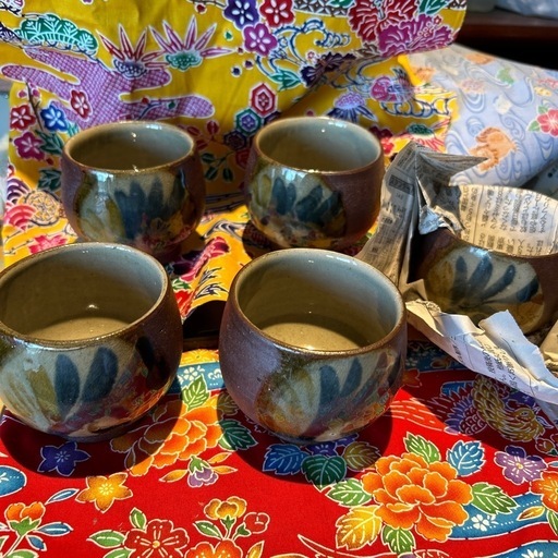 30年前から新品未使用　お茶コップ５個セット