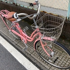 【26インチ自転車】内装3段変速、LEDオートライト付❗️鍵新品❗️スペアキーあり　若林自転車　膳所店　SALE中❗️